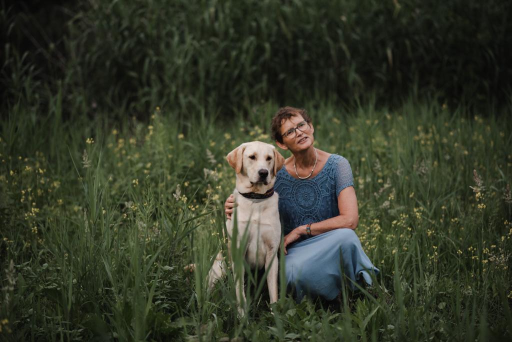 Heleen met haar hond