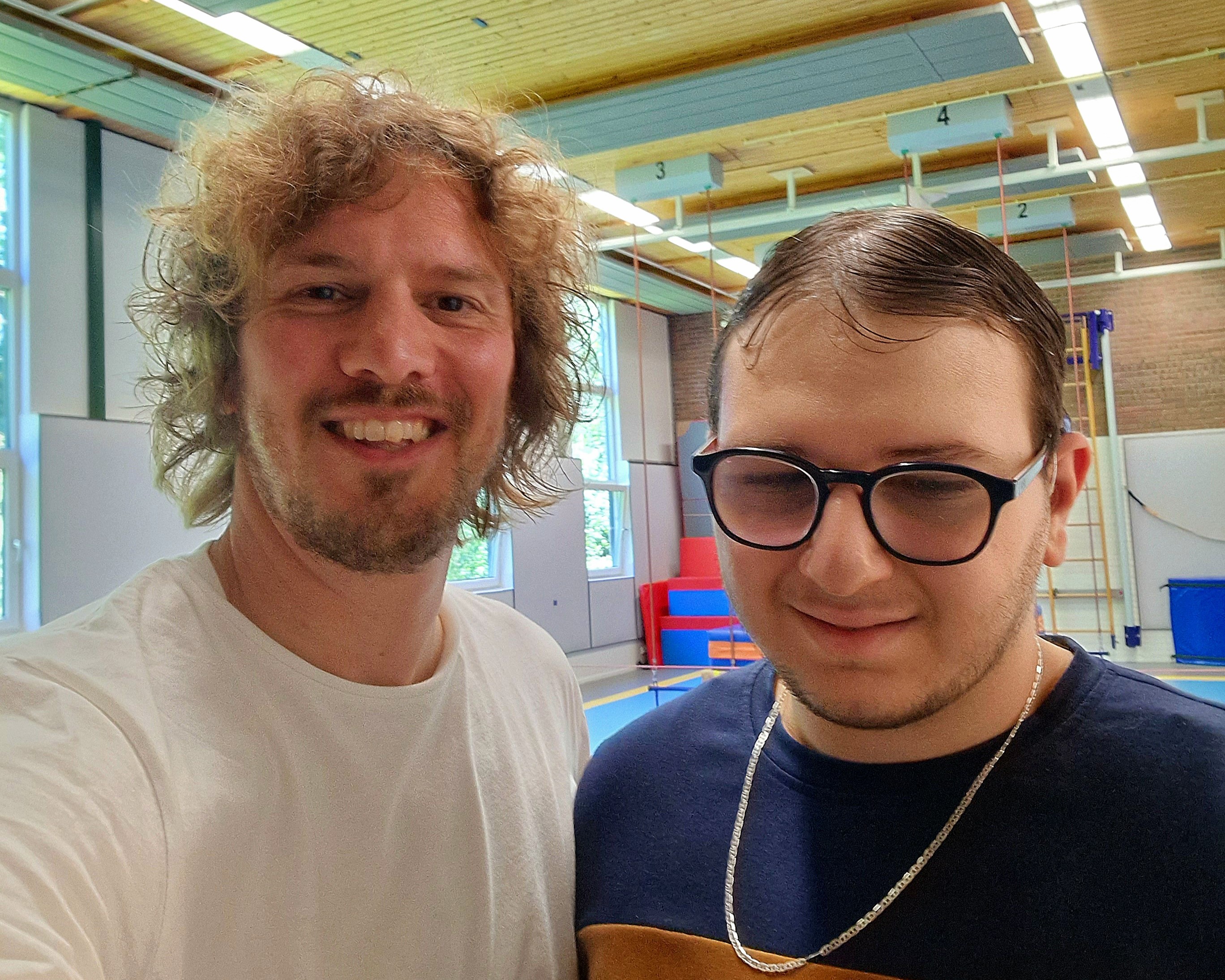 Selfie van Coen en Sayfeddin