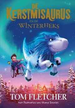 Cover van het boek "De Kerstmisaurus en de Winterheks"