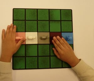 Grondplaat met dieren