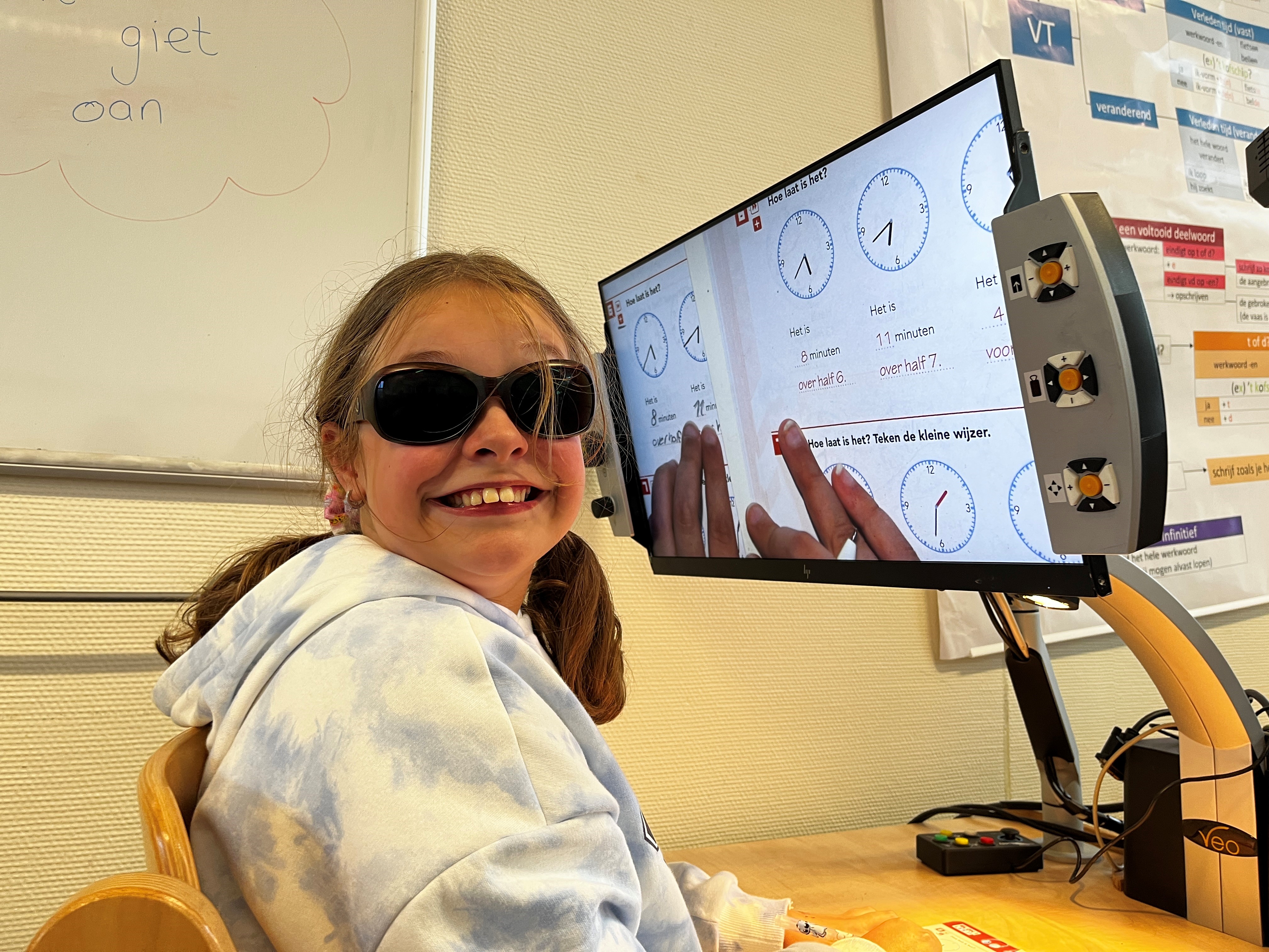 Laura en haar beeldschermloep