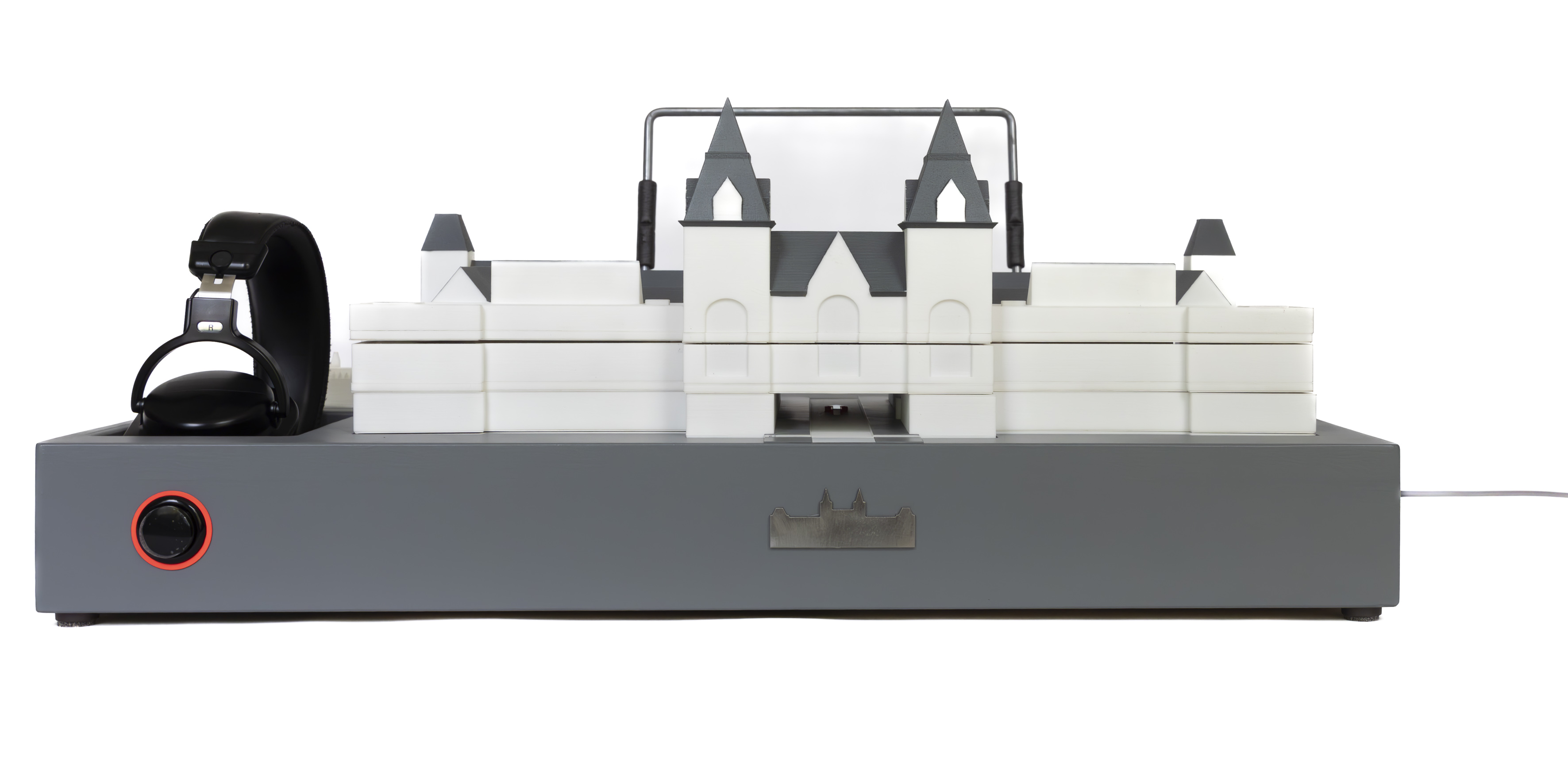 Model van de audiomaquette in het Rijksmuseum